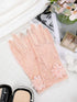 SATINIOR Lace Gloves Women Short Floral Gloves Fingerless Gloves Elegant Ladies Gloves for Wedding Party...